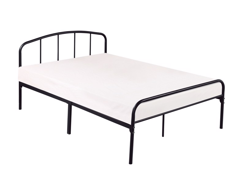 Land Of Beds Nico Black Metal Small Double Bed Frame4