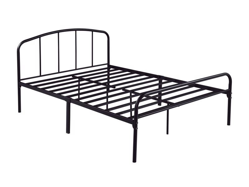 Land Of Beds Nico Black Metal Small Double Bed Frame5