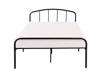 Land Of Beds Nico Black Metal Small Double Bed Frame3