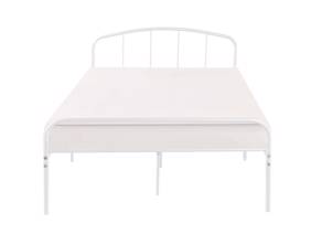 Land Of Beds Nico White Metal Bed Frame3
