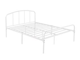 Land Of Beds Nico White Metal Bed Frame5