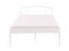 Land Of Beds Nico White Metal Single Bed Frame3