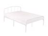 Land Of Beds Nico White Metal Single Bed Frame4