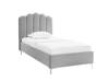 Land Of Beds Avery Silver Fabric Bed Frame3