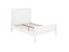 Land Of Beds Barrett White Wooden Bed Frame3