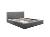 Land Of Beds Hartwell Grey Fabric Bed Frame2