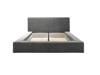 Land Of Beds Hartwell Grey Fabric Bed Frame3