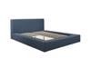 Land Of Beds Hartwell Blue Fabric Bed Frame2