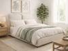 Land Of Beds Shelby Ivory Fabric Bed Frame1