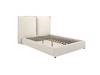 Land Of Beds Shelby Ivory Fabric Bed Frame6