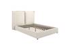 Land Of Beds Shelby Ivory Fabric Bed Frame3