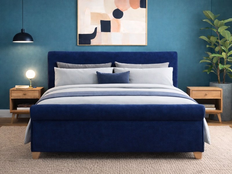 Land Of Beds Walton Fabric King Size Bed Frame2