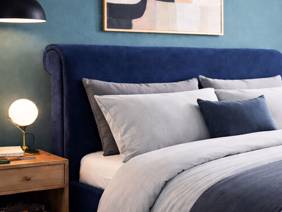Land Of Beds Walton Fabric Bed Frame3