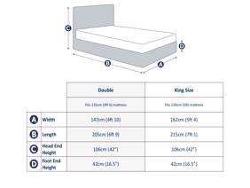 Land Of Beds Camira Oak Finish Wooden Ottoman Bed8