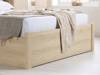 Land Of Beds Camira Oak Finish Wooden Double Ottoman Bed3