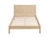 Land Of Beds Camira Oak Finish Wooden Bed Frame5