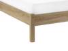 Land Of Beds Alessa Oak Finish Wooden Bed Frame4
