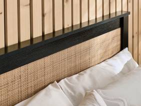 Land Of Beds Alessa Black Wooden Ottoman Bed3
