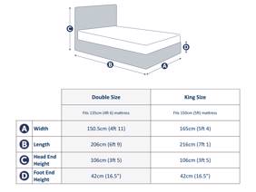Land Of Beds Alessa Black Wooden Ottoman Bed9