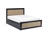 Land Of Beds Alessa Black Wooden King Size Ottoman Bed6