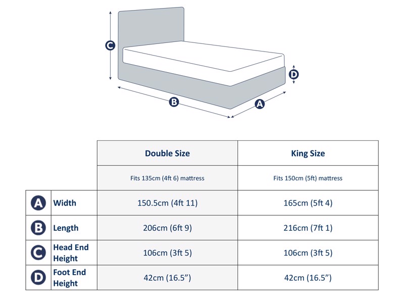 Land Of Beds Alessa Oak Finish Wooden Ottoman Bed6