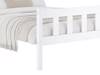 Land Of Beds Hampstead White Wooden Bed Frame3