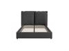 Land Of Beds Shelby Deep Grey Fabric Bed Frame3