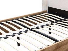 Land Of Beds Marla White Fabric Ottoman Bed4