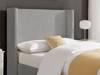 Land Of Beds Asha Grey Fabric King Size Bed Frame3