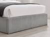 Land Of Beds Asha Grey Fabric King Size Ottoman Bed5