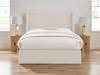 Land Of Beds Asha Cream Fabric Ottoman Bed2