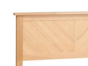 Land Of Beds Reynolds Oak Finish Wooden Storage Bed Frame5