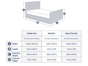 Land Of Beds Reynolds Oak Finish Wooden Storage Bed Frame7