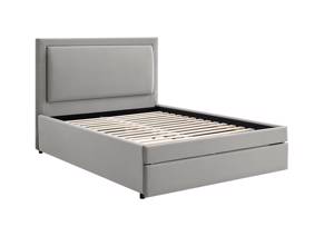 Land Of Beds Alberta Grey Fabric Storage Bed Frame6