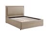 Land Of Beds Alberta Taupe Fabric Storage Double Bed Frame6