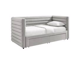 Land Of Beds Elodie Grey Fabric Day Bed5