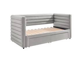 Land Of Beds Elodie Grey Fabric Day Bed7