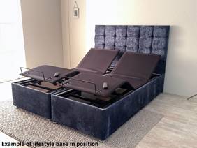 Adjust-A-Bed Adjustable Super King Size - CLEARANCE - Ex-Showroom - Sierra Mink Adjustable Bed Base4