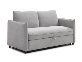 Land Of Beds Capri Grey Boucle Sofa Bed3