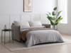 Land Of Beds Capri Grey Boucle Sofa Bed2