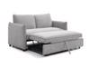 Land Of Beds Capri Grey Boucle Sofa Bed4