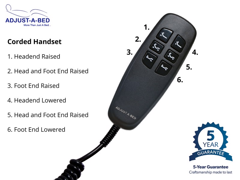 Adjust-A-Bed Adjustable Double Size - CLEARANCE STOCK - Linoso Sand Repton Headboard and Soft Trilogy Adjustable Double Adjustable Bed4