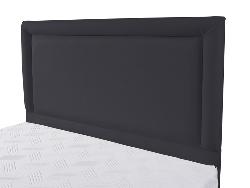Tempur Super King Size - CLEARANCE STOCK - Venice Anthracite Marlow Headboard and Buckingham Ottoman Bed5