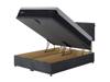 Tempur Super King Size - CLEARANCE STOCK - Venice Anthracite Marlow Headboard and Buckingham Ottoman Bed2