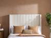 Land Of Beds Adelaide White Fabric Ottoman Bed3