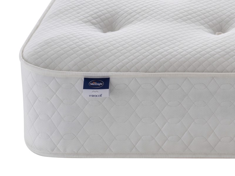 Silentnight Single Size - CLEARANCE STOCK - Weave Dove Selene Headboard and Amelia Divan Bed3