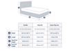 Land Of Beds Grover Clay Fabric Ottoman Bed5
