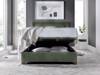 Land Of Beds Grover Green Fabric Ottoman Bed4