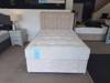 Sealy Double Size - CLEARANCE - Ex-Showroom - Velvet Dove Shard Headboard and Caldwell Divan Bed3