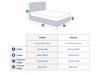 Land Of Beds Marla Grey Fabric Ottoman Bed6